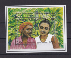 MAYOTTE 2000 BLOC N°3 NEUF** FEMMES - Hojas Y Bloques