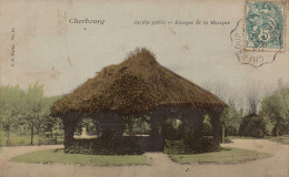 50 , Cpa  CHERBOURG , N° 60 ,  Jardin Public , Kiosque De La Musique (13411) - Cherbourg