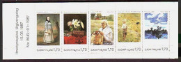 1987. Finland. Ateneum 1887-1987. MNH. Mi. Nr. 1023-27 (MH18) - Ongebruikt