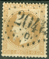 France  28B Ob  Second Choix  Ob GC 2046 D Lille Place St Martin   - 1863-1870 Napoleon III With Laurels