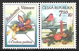 Czech Republic (Ceska) - MNH ** 2006 CHRISTMAS With Tab :  Red Crossbill  -  Loxia Curvirostra - Passereaux