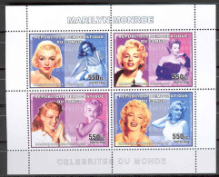 COB 2426-9 + BL420-3 Marilyn Monroe Complet-volledig 5 Blocs - Ongebruikt