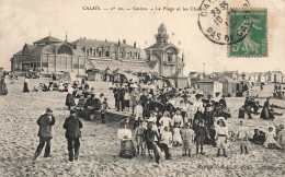 FRANCE - Calais - Vue Sur Le Casino - La Plage Et Les Chalets - Vue Générale - Animé - Carte Postale Ancienne - Calais