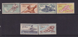 CZECHOSLOVAKIA  - 1959 Sports Events Set Never Hinged Mint - Unused Stamps