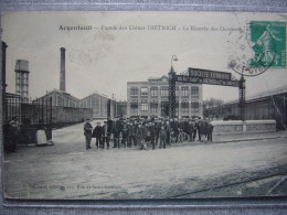 Usine Dietrich    Rentrée Des Ouvriers  (pliure Peu Gênante) - Argenteuil