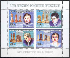 COB 2380-3 + BL398-01 Les Grands Maitres D'Echecs Complet-volledig 5 Blocs - Ungebraucht