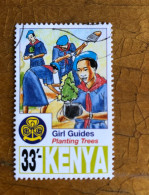 Kenya Girl Guide 33SH Fine Used - Kenya (1963-...)