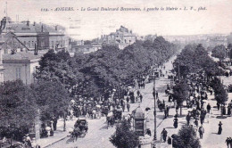 49 - Maine Et Loire -  ANGERS -  Le Grand Boulevard Bessonneau Et La Mairie - Angers