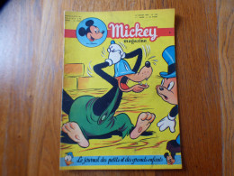 JOURNAL MICKEY BELGE N° 198  Du 22/07/1954  COVER  GRAND MECHANT LOUP - Journal De Mickey