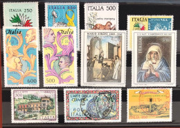 1985 - Italian Republic (11 New And Used Stamps) MNH & U - ITALY STAMPS - 1981-90: Nieuw/plakker