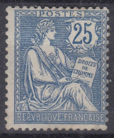 TIMBRE FRANCE MOUCHON N° 127 NEUF (**) GOMME NON D'ORIGINE SANS CHARNIERE - A VOIR - 1900-02 Mouchon