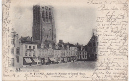 Furnes - Eglise St Nicolas Et Grand'Place - Veurne