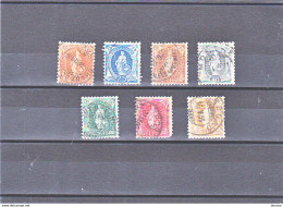 SUISSE 1905-1906 HELVETIA DEBOUT Yvert 93-99; Michel 74-80 Oblitérés, Used, Cote : 238 Euros - Used Stamps