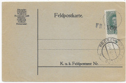 Feldpostkarte Proschwitz 1918, Mache - Covers & Documents