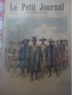 Le Petit Journal N°126 Les Dahoméens Au Champ De Mars L'Incendie Forêt Fontainebleau Partition Le Collier Gustave Nadaud - Zeitschriften - Vor 1900