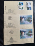 20077  - Emission Commune Chine- Suisse 1999 3 Enveloppes 2x Bloc Et 1 X Série - Joint Issues