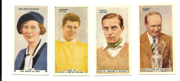 Z769 - CARTES CIGARETTES PHILLIPS - GOLF - ALFRED PERRY / HENRY COTTON / LAWSON LITTLE / JOYCE WETHERED - Trading-Karten