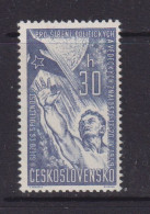 CZECHOSLOVAKIA  - 1959 Political Congress 30h Never Hinged Mint - Unused Stamps