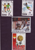 Asie - Corée Du Nord - Sports - 4 Timbres Différents - 7107 - Korea (Nord-)