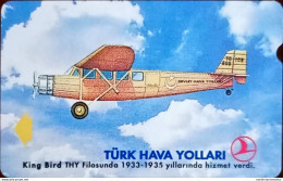 Turkıye Phonecards-THY King Bird 30 Units PTT Unused - Verzamelingen