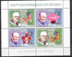 COB 2337-40 + BL383-4 100 Anniversaire Du Rotary Complet-volledig 3 Blocs - Mint/hinged