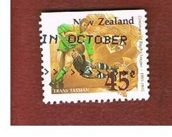 NUOVA ZELANDA (NEW ZEALAND) - SG 1888  -  1995 RUGBY LEAGUE CENTENARY: TRANS TASMAN -  USED° - Gebruikt