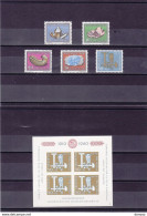 SUISSE 1960  POUR LA PATRIE Yvert 661-665 + BF 17 NEUF** MNH Cote : 35 Euros - Unused Stamps