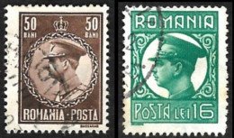 ROUMANIE 19730 - YT 383 Et 398 -  Charles II  - Oblitérés - Usati