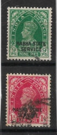 INDIA - NABHA 1938 OFFICIALS SG O53/O54 FINE USED Cat £7.75 - Nabha