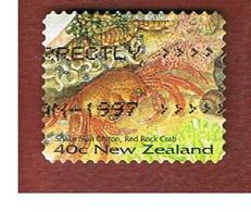 NUOVA ZELANDA (NEW ZEALAND) - SG 1973  -  1996   MARINE LIFE: CRAB  -  USED° - Gebruikt