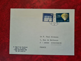 LETTRE  SUISSE  1979  MATRAN COLLEGE ST JOSEPH POUR RIEDISHEIM - Autres & Non Classés