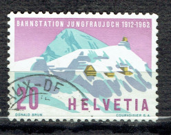Série De Propagande : Cinquantenaire De La Station Du Chemin De Fer Du Jungfraujoch - Oblitérés