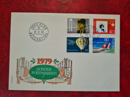 LETTRE  SUISSE  1979  BERN SONDER POSTMARKEN FDC - Autres & Non Classés