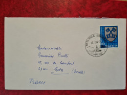 LETTRE  SUISSE  1979  VIRA POUR METZ PRO JUNENTUTE - Autres & Non Classés