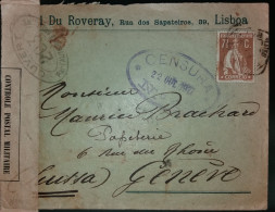 TIPO CERES - CENSURAS - WWI - Lettres & Documents