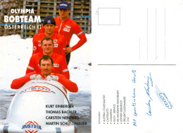 Autogramm AK Olympia Bobteam Lillehammer 1994 Carsten Nentwig Bobclub Igls Österreich Austria Autriche ÖSV Olympia FIBT - Autographes