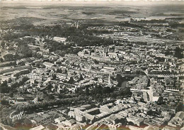 55 - Verdun - Vue Générale Aérienne - La Vallée De Le Meuse La Cathédrale L'Eglise Saint Laurent - Carte Dentelée - CPSM - Verdun