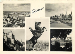 49 - Saumur - Multivues - Carte Dentelée - CPSM Grand Format - Voir Scans Recto-Verso - Saumur