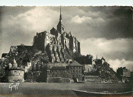 50 - Le Mont Saint Michel - Vue Générale - Façade Ouest - CPSM Grand Format - Voir Scans Recto-Verso - Le Mont Saint Michel