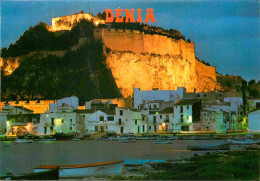 Espagne - Espana - Comunidad Valenciana - Denia - Vista Nocturna Del Castillo - Château - CPM - Voir Scans Recto-Verso - Alicante