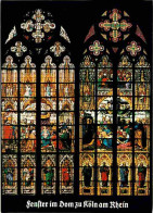 Art - Vitraux Religieux - Koln Am Rhein - Kolner Dom - Die Anbetung Der Hirten Und Der Hi Drei Konige - CPM - Voir Scans - Pinturas, Vidrieras Y Estatuas