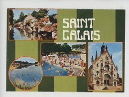 Saint Calais (sarthe) Multivues, Piscine, Anille, église....cp Vierge N°5707 Combier - Saint Calais