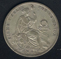 Peru, 1 Sol 1924, Silber, KM 318.1 - Pérou