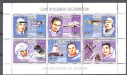 COB 2283-8 + BL360-5 Les Grands Aviateurs Complet-volledig 7 Blocs - Mint/hinged