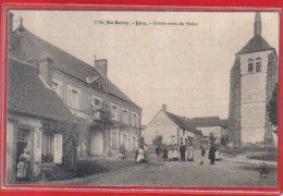 Carte Postale 18. Jars  Entrée Rue Du Noyer  Très Beau Plan - Autres & Non Classés