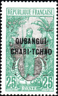 UBANGI-SHARI, COSTUMI LOCALI, 1922, NUOVI (MLH*) Mi:FR-OU 22, Scott:FR-OU 11, Yt:FR-OU 22 - Nuevos