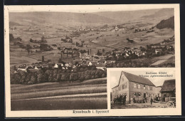 AK Rossbach I. Spessart, Gesamtansicht, Gasthaus Köhler  - Sonstige & Ohne Zuordnung