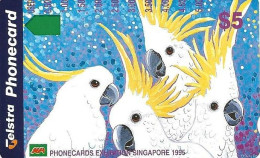 Australia: Telstra - Phonecards Exhibition Singapore 1995 - Australie