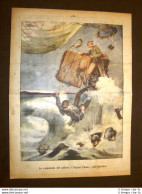 Retrocopertina Tribuna Illustrata 1906 Adriatico Catastrofe Pallone Regina Elena - Autres & Non Classés