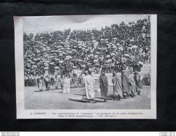 Atene, Rappresentazione Di Antigone, Alexandra D'Inghilterra Stampa Del 1905 - Sonstige & Ohne Zuordnung